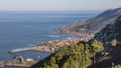 View of Baiona from Castro de Santa Trega