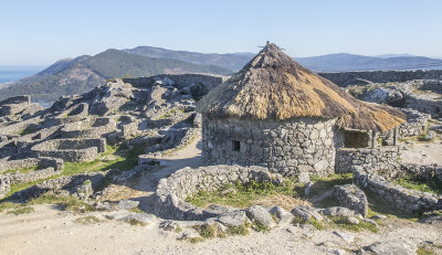 Reconstructed Roman dwelling at Cetria