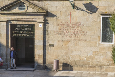 Monastery converted to Hotel Monumento San Francisco in Santiago