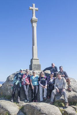 REI hiking group at Cape Finisterra