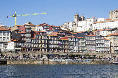 Along the riverfront in Porto