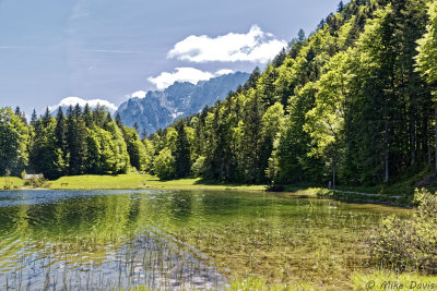 Lake Ferchensee near Mittenwald