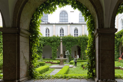 Courtyard at the Hofkirche