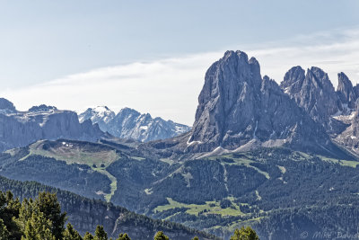 Langkofer peak from St. Ulrich overlook