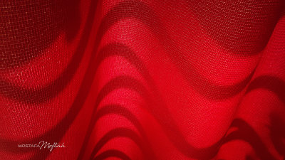 Shadows on a Red Curtain