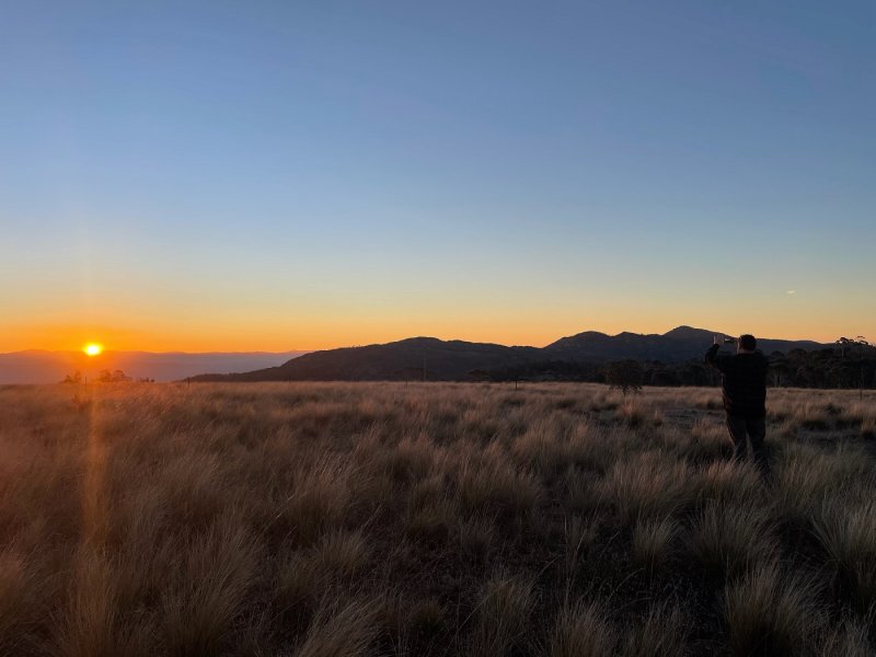 Sunset at 1435m ASL - future observatory hosting site