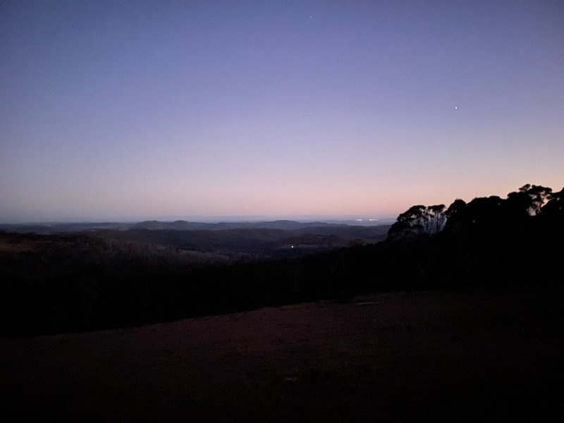 Extent of artificial lights at Eagleview