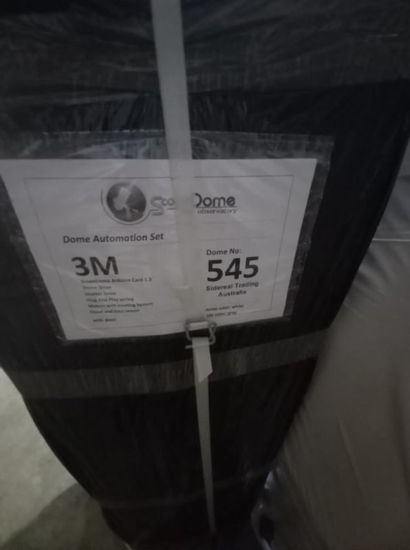 Scopedome arrives at Sidereal Trading