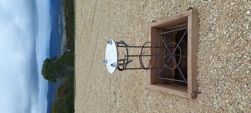 Rebar cage with anchor bolts and template 