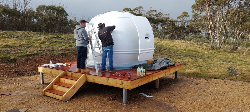 Finishing touches to the outside