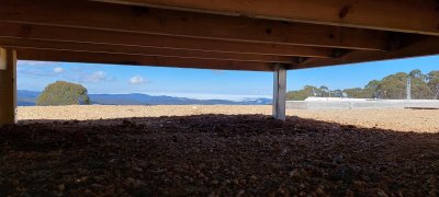 Even the view from under the deck is spectacular :-)