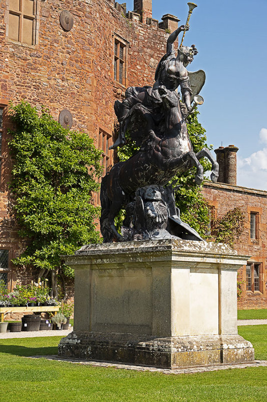  Fame borne aloft by the Winged Horse Pegasus