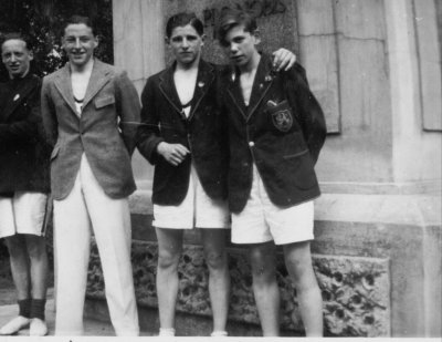 1936 Bill with school friends