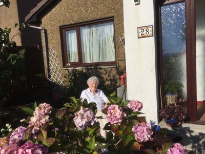 2015 Dorothy basking in Glasgow sunshine