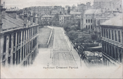 Hamilton Crescent in 1917, five years before the Griffins moved here