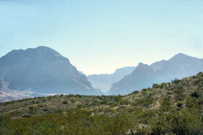 Frosty Chisos Mountains