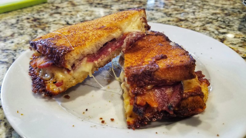 Air Fried Grilled Cheese & Bacon
