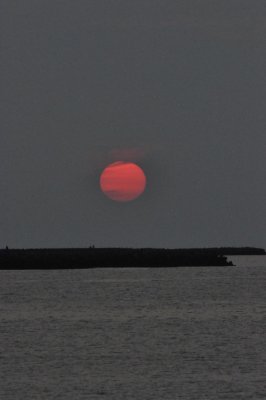 Sunset over Dune Island