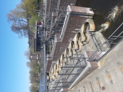 Lock, Hydroelectric Plant and Fish Chute