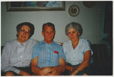 Dagmar Lingblom Wiik, Karl Ivar Lingblom and Gunhild Lingblom Backvall