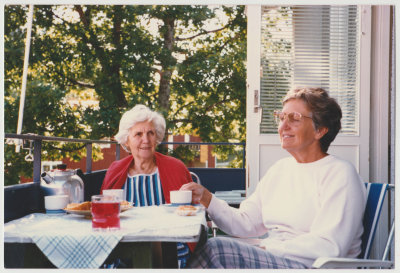 Gunhild and Dagmar, summer 1987