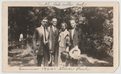 Four people including Al and Bob at Starve Rock ?