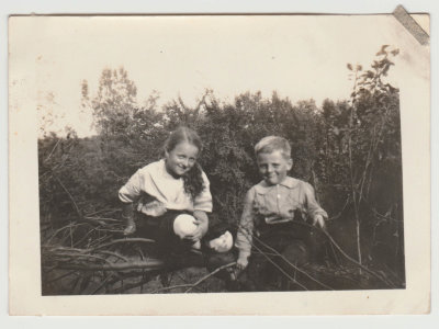 young Katherine and Dave Oberg