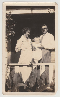Clara and John Olaf with baby