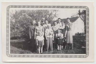 John and Clara family (with two unknown)