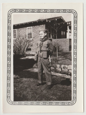Bob Van Fleet in scout uniform