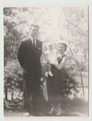 Richard, Diana and Kay Veak, mothers day, 5/11/1958