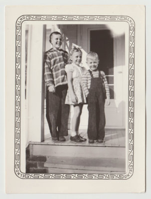 Bob, Kay, Chuck Van Fleet, 1942