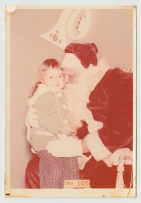 Diana Veak with Santa Claus