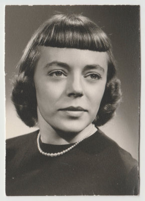 Kay Van Fleet, graduation North High School, 1954
