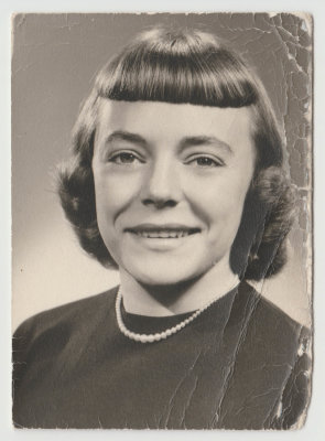 Kay Van Fleet, graduation North High School, 1954