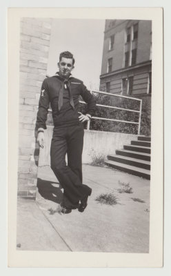 Falke Anderson (Elna's son) in navy uniform