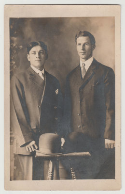 John Olof Oberg and ?, possibly on wedding day