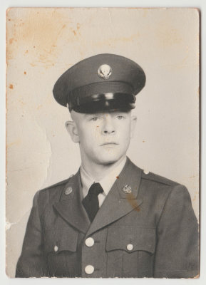Chuck Van Fleet in military uniform