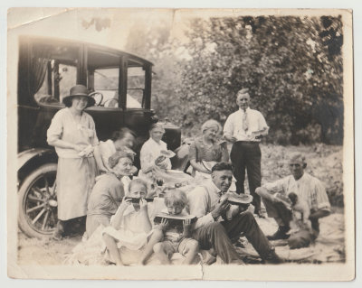 John Olof Oberg family picnic