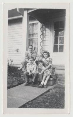 Bob, Kay, Chuck and Dave Van Fleet 1948