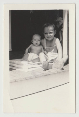 Baby Kay and Bob Van Feet, Aug 16, 1936