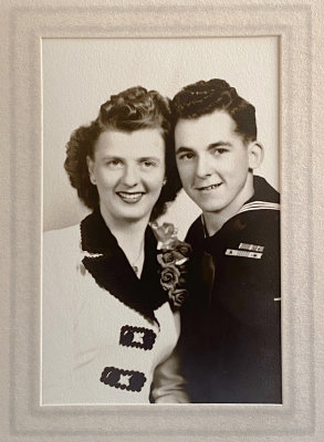 Folke and Dorothy Blomquist, photo taken in Omaha, Nebraska