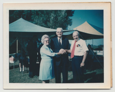 Katherine and Harold Van Fleet, anniversary party