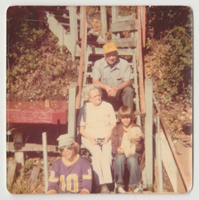 Harold, Katherine Van Fleet, Ed, Paul Veak, spirit lake