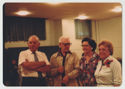 Harold, brother Leonard Van Fleet, sister Anita Barnes, Kay Veak