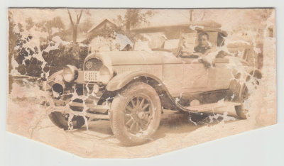 Harold Van Fleet in car