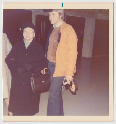 Kjell Åberg and great aunt Dorothea Åberg