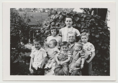 Grandpa Oberg and grandkids