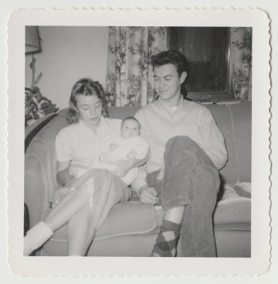 Kay, Richard and baby Diana Veak