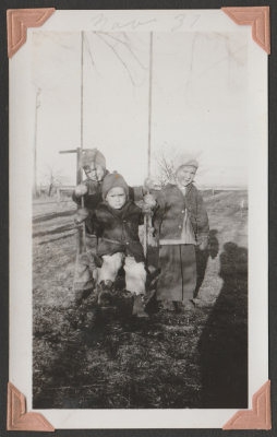 Richard, John, Leonard Veak, Nov 1937